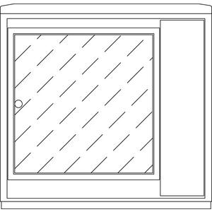 Zähler-Komplettschrank - WSM82.S5.11, WS-MS A850-2 S5 ZWS Bayernwerk Wandlerschrank Freiluft - WSM82.S5.11
