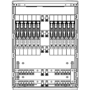 Kabelverteilerschrank - LS81S.DV0BE, LS A850-1 TN-S Cu40x10/DV240 11xNH00/PR ÜA(4+0)T1+2 Kabelverteilerschrank mit Sammelschienen - LS81S.DV0BE
