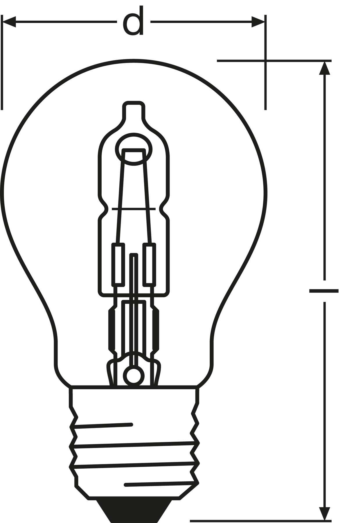 OSRAM 4008321211828 | 64542 A CLA 30W 230V E27 FS1, HALOGEN 