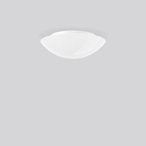 Decken-/Wandleuchte - 211344.002.3.19, FLAT BASIC, weiß, on/off, Decken- und Wandleuchten, D 370 H 118, Glas opal, Bewegungsmelder HF - 211344.002.3.19