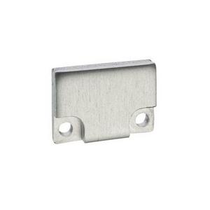 Mechanisches Zubehör/Ersatzteile für Leuchten - 62398614, Endkappen-Set für LED-Profil BARdolino flach Aluminium eloxiert - 62398614