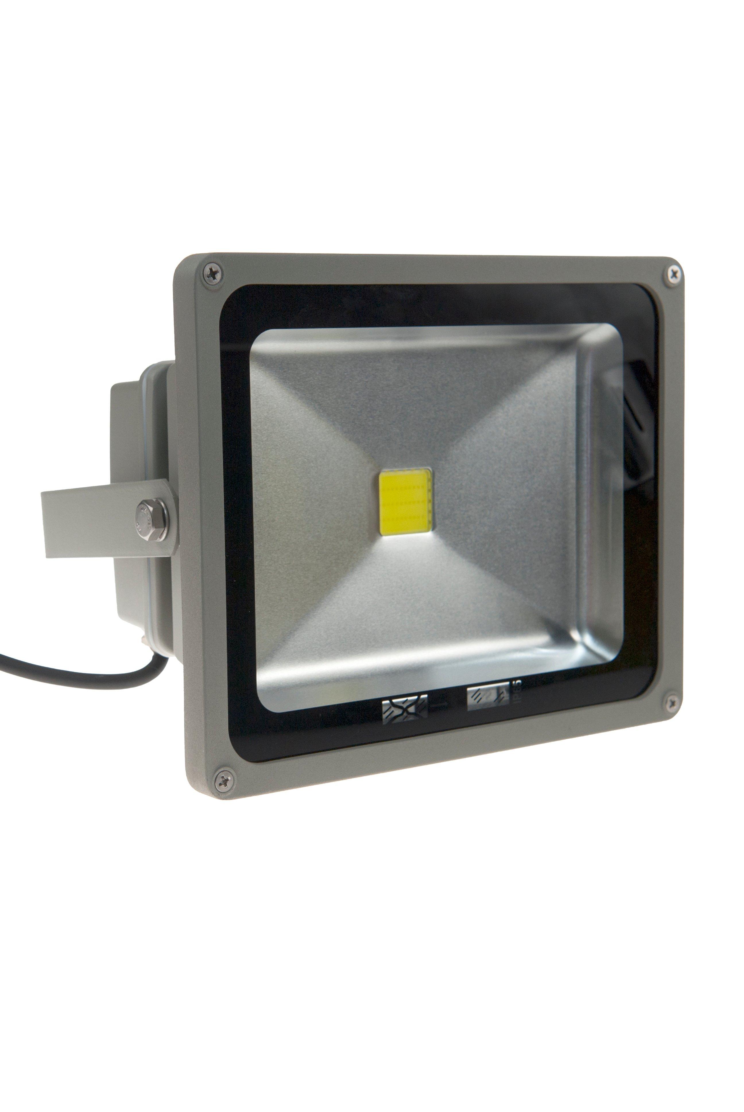 Newlec 90500031643 | 90500031643, LED Floodlight Grey 100-240V 30W  