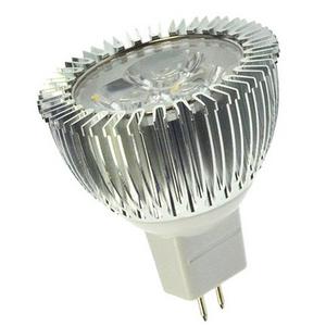 LED-Lampe/Multi-LED - 34851, LED MR16 3X1W 49x52mm GU5,3 10-30VDC 2,4W 120Lm amber 30° - 34851