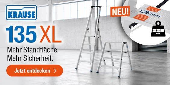 135 XL: Mehr Komfort beim Arbeiten