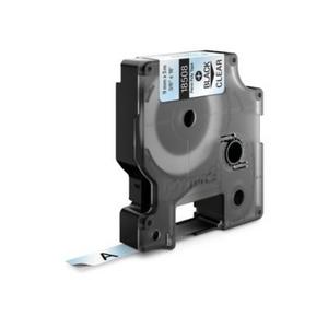 Schriftband - 18508DMO, 18508DMO,   Rhino Band IND, Polyester, 9mm x 5,5m, schwarz auf transp. - 18508DMO