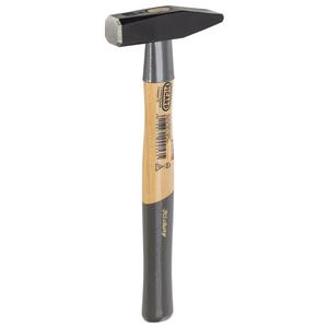 Hammer/Fäustel - 0030312-0300, Schlosserhammer Hickorystiel mit Stielschutzhülse 300 g - 4016671000511