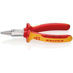 Rundzange - 22 06 160, VDE Rundzange VDE isoliert, Zange verchromt 160 mm - 4003773033790
