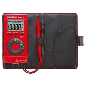 Multimeter - BENNING MM P3, Digital-Multimeter im Taschenformat. Spannung bis 300V AC/DC, Widerstand, Freq., Kapazität, Durchgang, Diode. Hold. Cat III 300V. 130g. Inkl. Zubehör - 044084