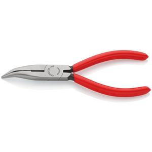 Flachzange - 25 21 160, KNIPEX Flachrundzange mit Schneide - 4003773050476