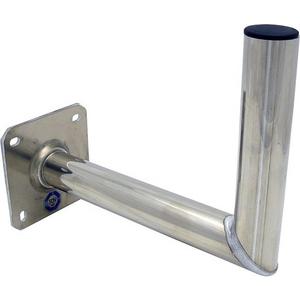 Antennenhalterung - ALU350, Winkelwandhalter Aluminium WA 35 cm / Rohr 50 mm - ALU350