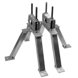 Antennenhalterung - MAHA89440, Mauerhalterung für Masten bis 89 mm / WA: 440 mm - MAHA89440
