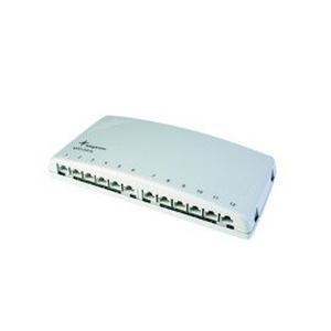 Patchpanel Kupfer - J02022A0052, Mini-Verteiler MPD12-HS K Cat.6A(IEC), alpinweiß - 100006997