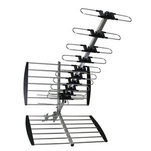 Terrestrische Antenne - UX 48, UHF-Bereichsantenne für den Außenbereich, für DVB-T(2)-Signale, 470 - 862 MHz (K21 - 69), 48 Elemente, Gewinn 11…16 dB, Länge ca. 110 cm, inklusive Ma - 00012521