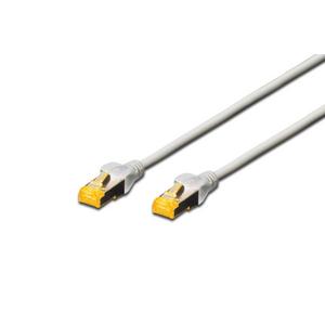 Patchkabel Kupfer - HDK-1644-A-005, Cat6A Patchkabel, 0,5m, Farbe: grau, S/FTP, AWG26 - DK-1644-A-005