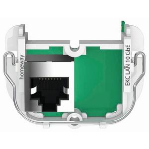 Einsatz für Multifunktions-Anschlussdose - HW-EKCL010GS1, Kommunikationsmodul EKC LAN 10GbE - HW-EKCL010GS1