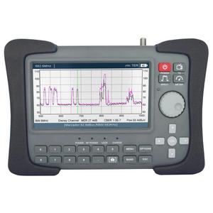 Antennenmessgerät - ACM 3, Koaxiales Antennenmessgerät für DVB-S2 / -T2 / -C Eingangssignale, 7 Monitor zur Bildwiedergabe, leistungsfähiger Spektrumanalyzer, Tastenfeld und Dr - 00390300