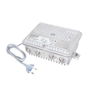 BK-Verstärker - VOS 137/RA 2.0, Hausanschluss-Verstärker, 47/85-1006 MHz, F-Connectoren, Verstärkung 40/34/30 dB, Pegelsteller/Entzerrer: 20 dB - 209500003