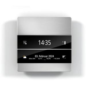 Bussystem-Tastsensor - 1177-02-al, Enertex® MeTa² KNX Standard, Alu gebürstet - 1177-02-al