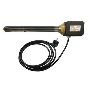 Zubehör/Ersatzteile für regenerative Energieerzeugung - Einschraubheizkörper 3 kW, Einschraub-Heizkörper 1,5, 230 V 3 kW, Thermostat, 3 m Netzkabel mit Schukostecker (passend für AC•THOR) - 20-0500