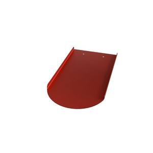 Photovoltaik-Dachziegel - 12167, varista® Metallersatzziegel Biber 180/150 RAL8004 rot - 12167