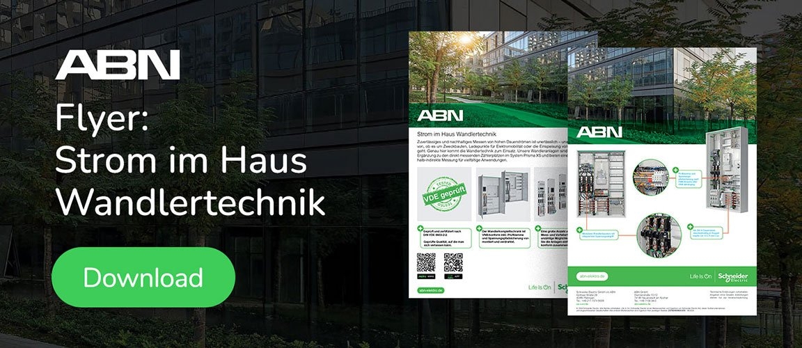 Flyer Strom im Haus Wandlertechnik