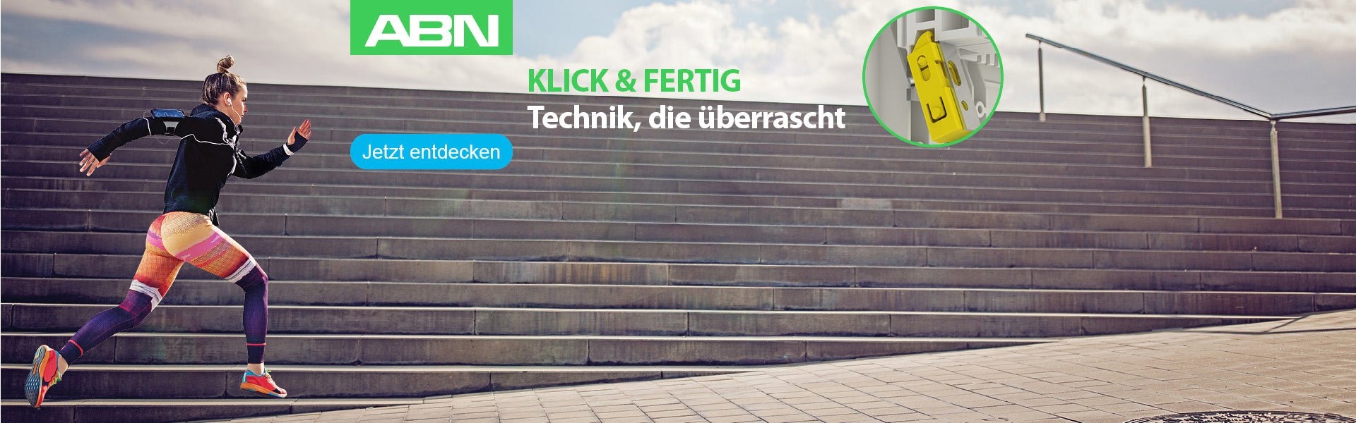 Entdecke innovative Klicktechnik von ABN