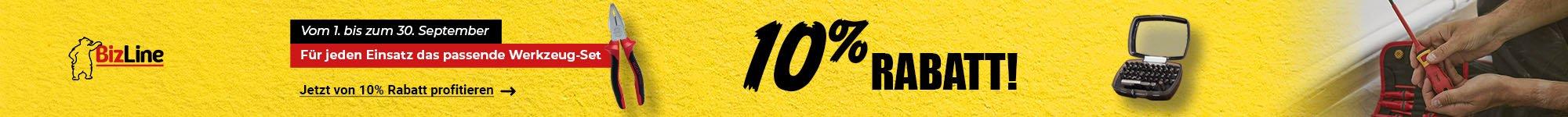 10 % Rabatt
