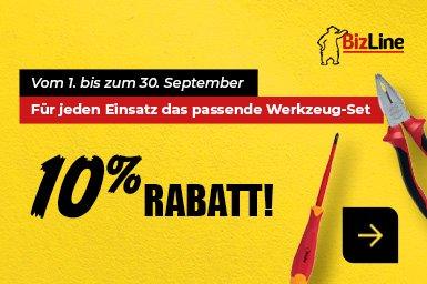 10 % Rabatt auf Werkzeug-Sets