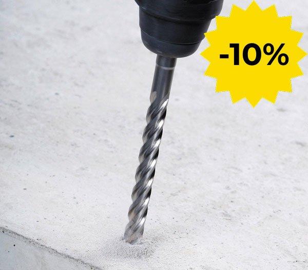 XTREME SDS+-Bohrhammer mit 4 Schneiden
