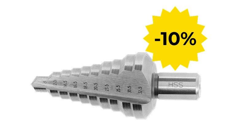 HSS-ISO-Stufenbohrer
