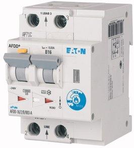 Kombination FI-Schalter/Leitungsschutzschalter mit Zusatzeinrichtung