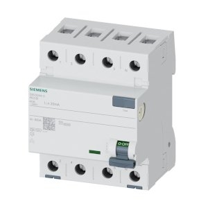 Siemens  Fehlerstromschutzschalter Typ F, 5SV3, 2- und 4-polig