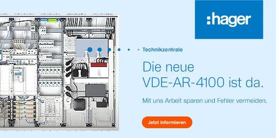 Mit Hager bestens für die neue VDE-AR-N 4100 vorbereitet