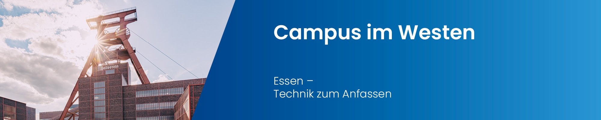 Campus im Herzen der Industrie-Hochburg Essen