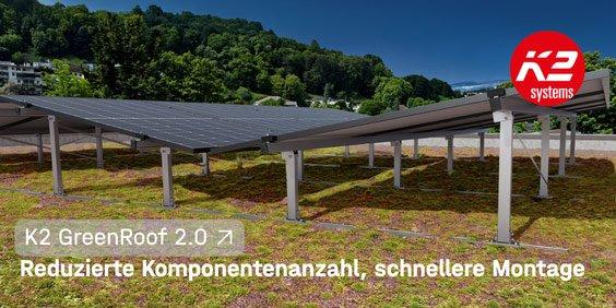 Mehr Tempo auf dem Grün­dach