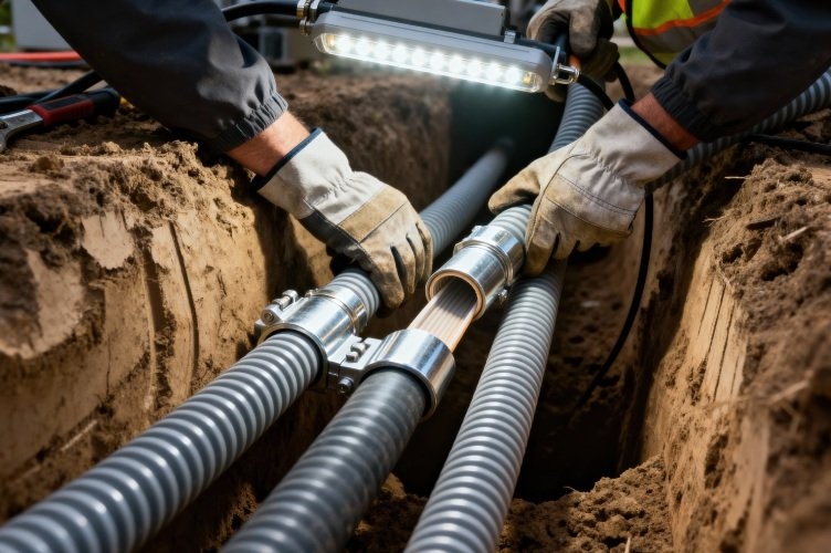 Mittelspannungskonzept Kabelmontage