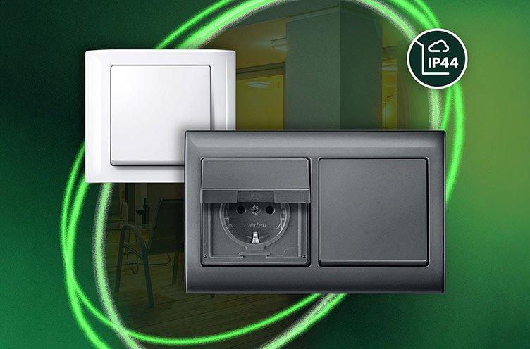 Aquadesign IP44 Unterputz-Schalterprogramm