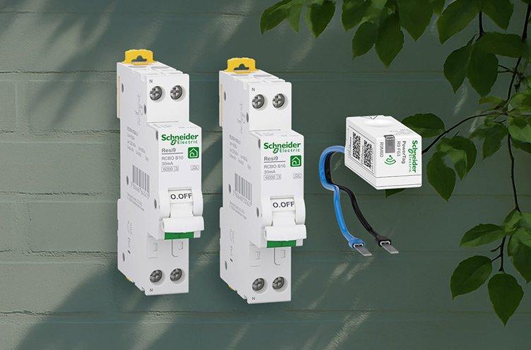 Resi9 Reiheneinbaugeräte und PowerTags