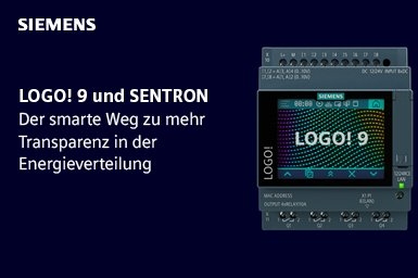 Logo! 9 und SENTRON - Der smarte Weg zu mehr Transparenz in der Energieverteilung 