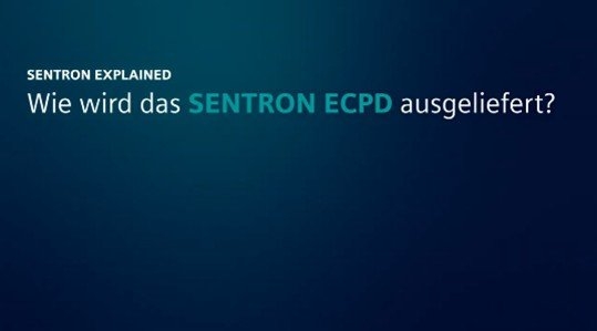 Siemens - Wie wird das SENTRON ECPD ausgeliefert?