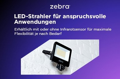 Zebra LED Strahler