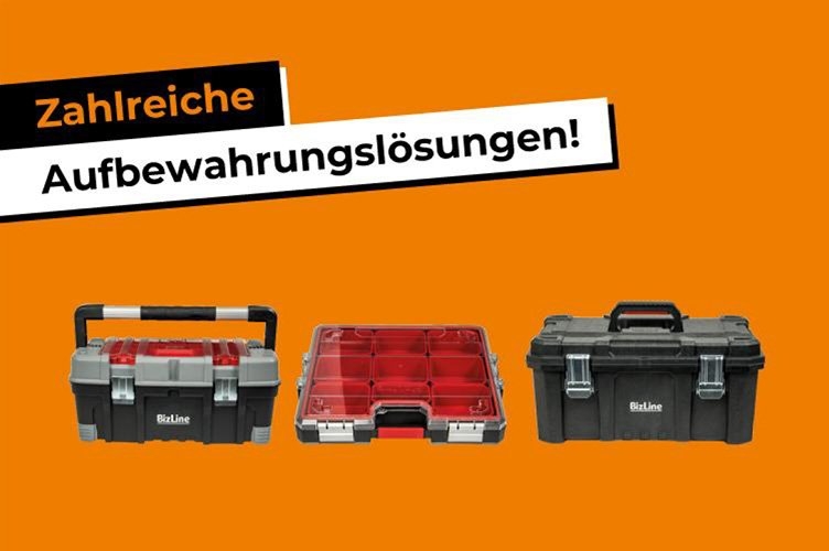 Bizline - Zahlreiche Aufbewahrungslösungen