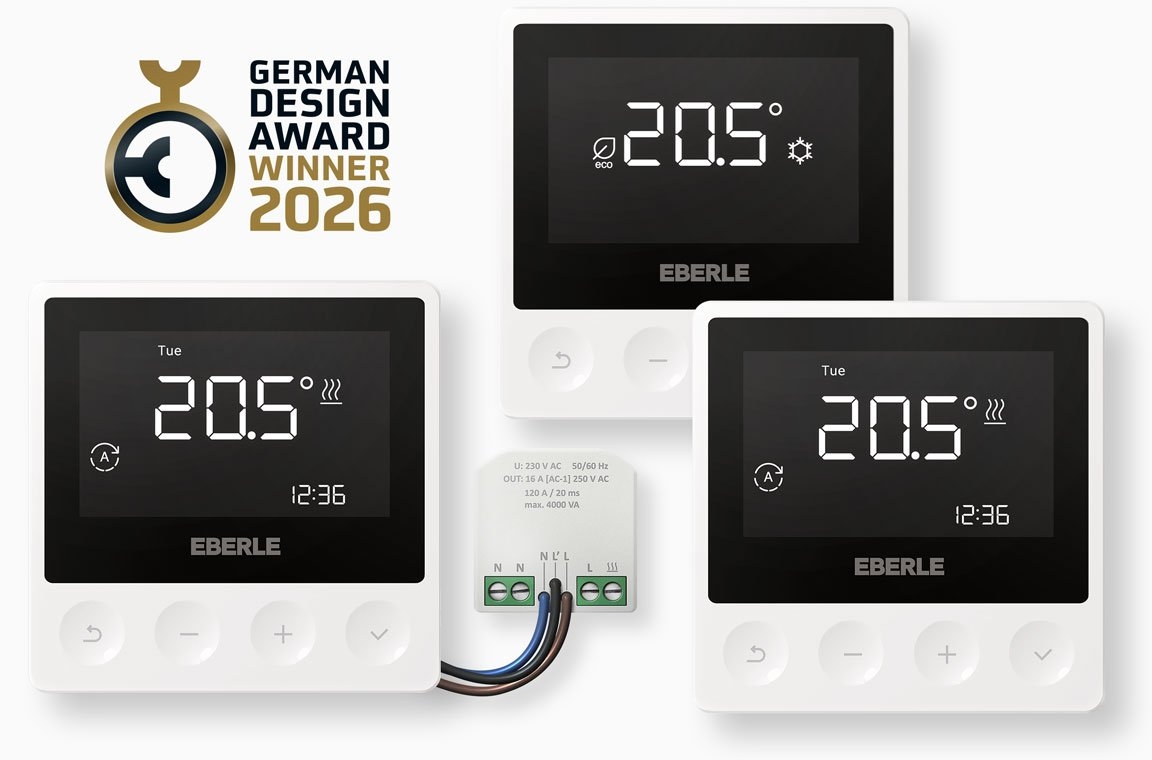 Eberle - ATR 4000 – Modernes Design trifft intelligente Regelung.