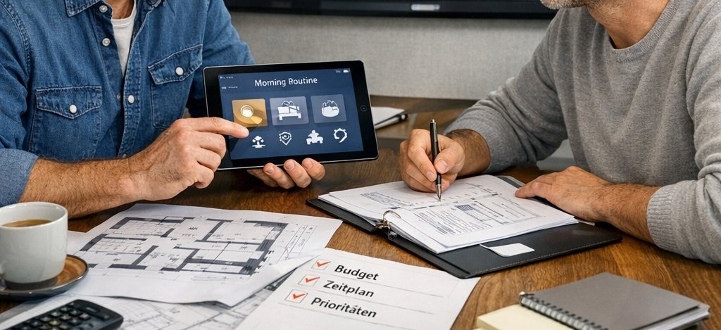 Nutzung KNX: Erstgespräch zur Ermittlung von Anforderungen und Umfang