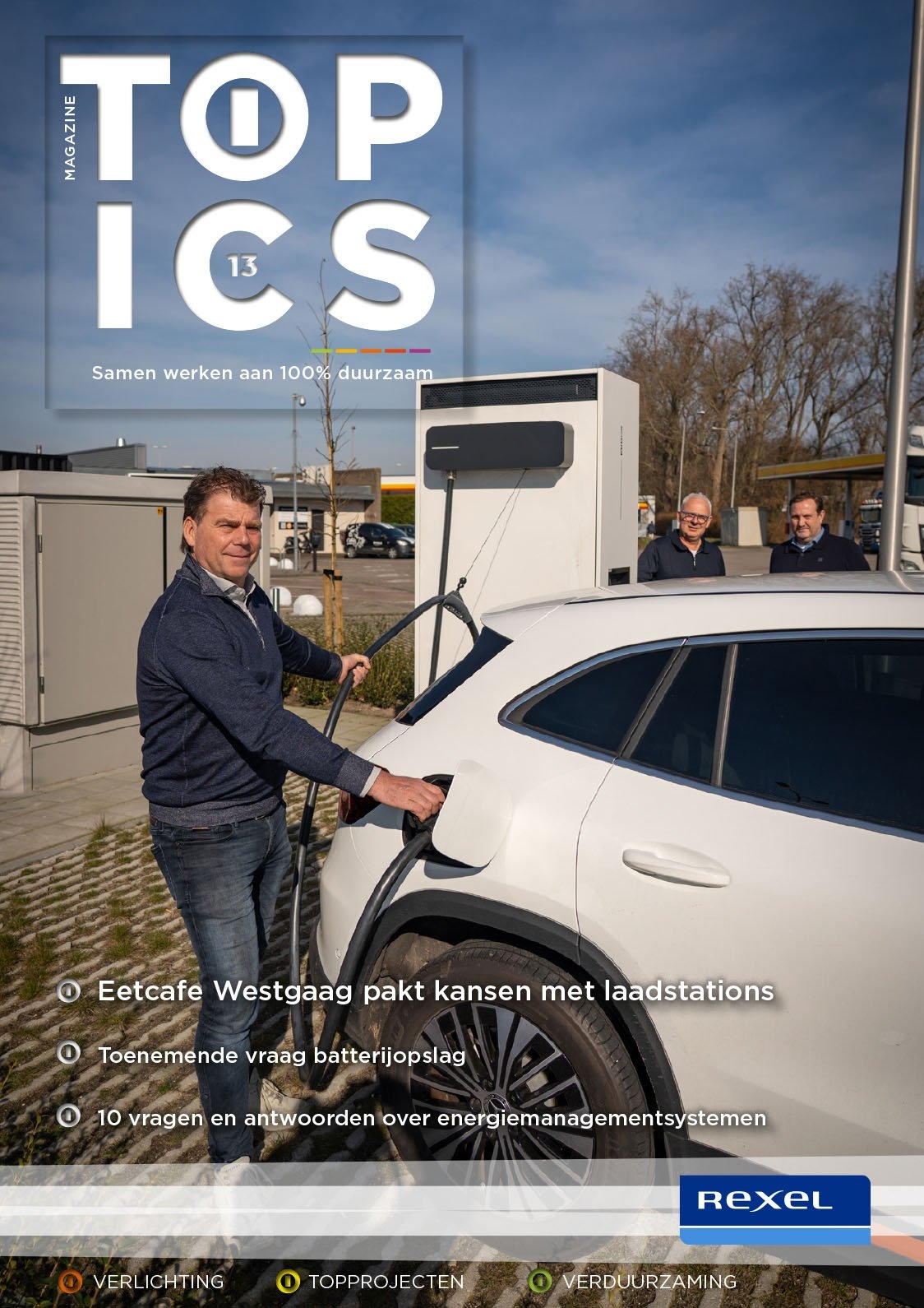 Van 10 vragen en antwoorden over energiemanagement tot batterijopslag: u leest het in Topics Magazine 13!