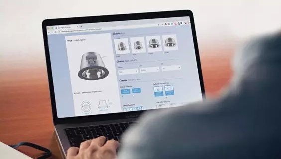 Ontdek de Philips PerfectFit configurator bij Rexel en configureer uw 3D-geprinte downlights in enkele stappen!