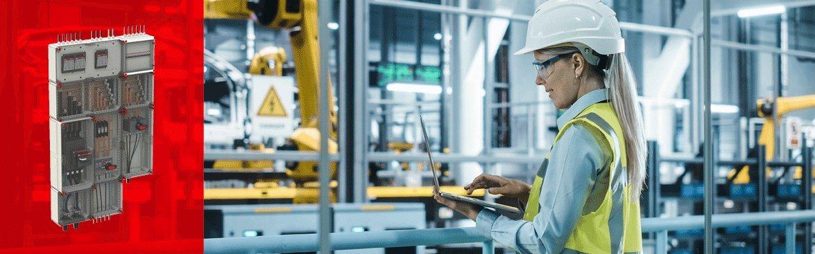 ABB VMS-serie, getoond in industriële toepassing