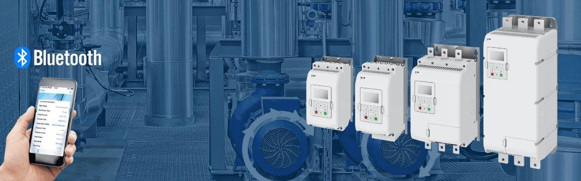 De nieuwe softstarter van Eaton. Ook met bluetooth.