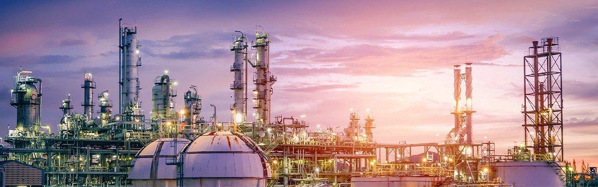 Explosiegevaarlijke industriële omgeving