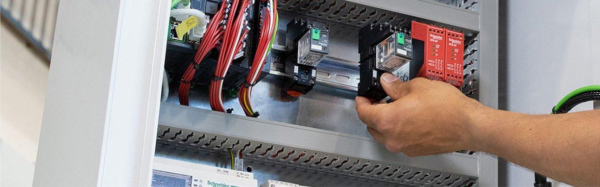 Producten van het Schneider Electric Harmony assortiment in de groepenkast